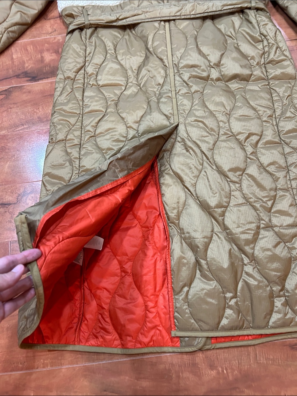 Polo Ralph Lauren Water-Repellent Belted Hybrid Liber Coat - Picture 13 of 16